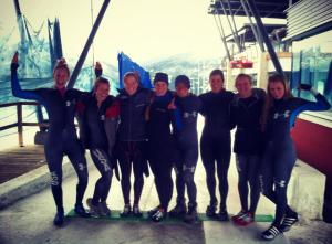 USA Women after our first run down Whistler!