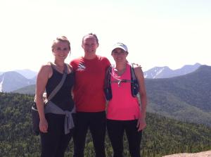The top of Cascade with Katie and Becky!
